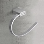 Nameeks NCB32 Modern Polished Chrome Towel Ring